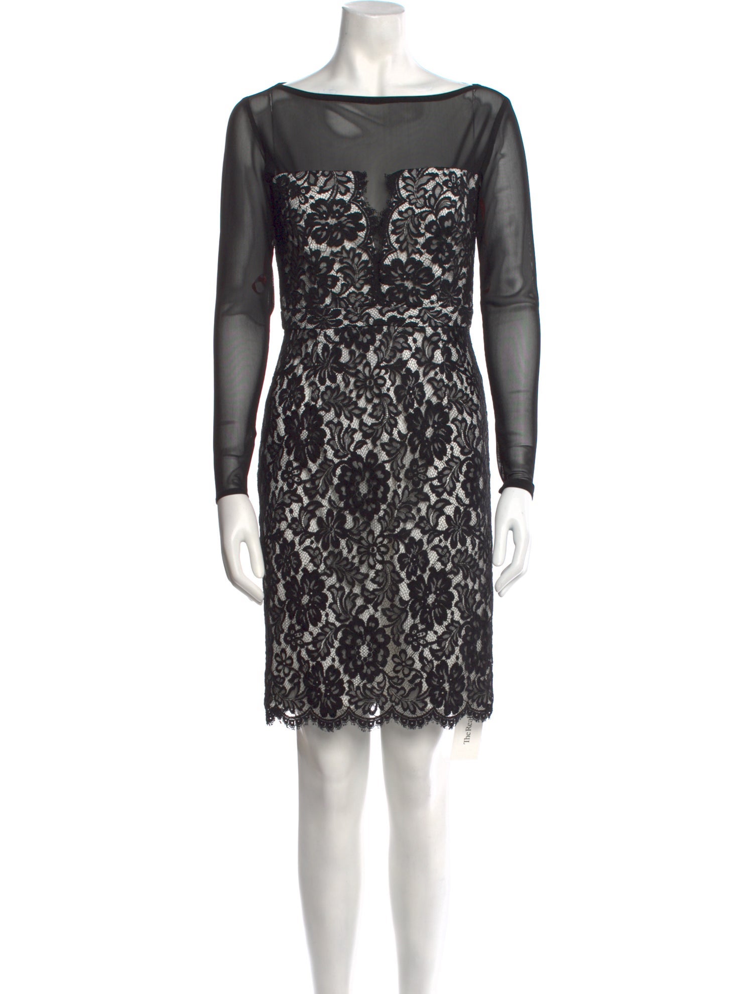 ML Monique Lhuillier Lace Mini Dress