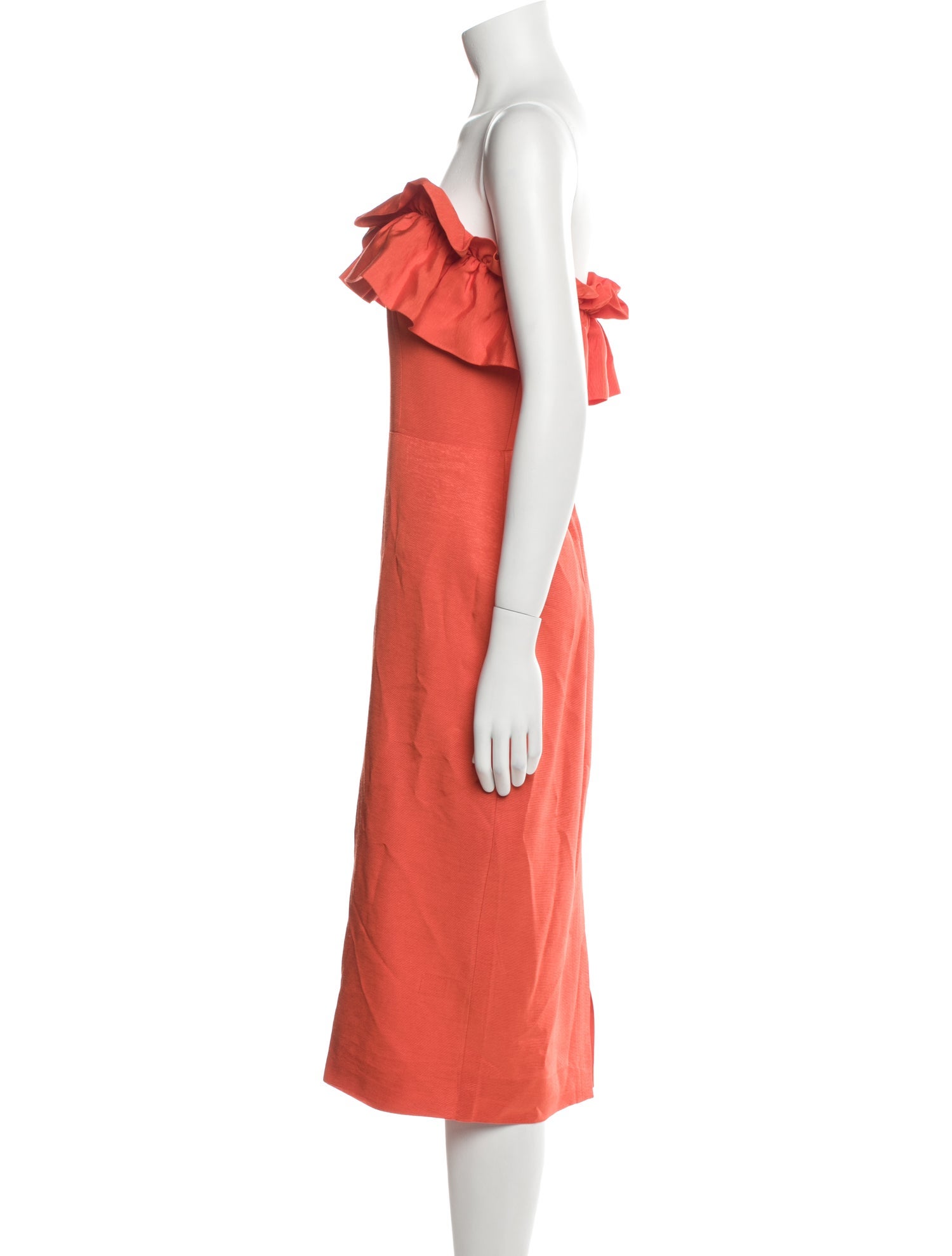 ML Monique Lhuillier Strapless Knee-Length Dress