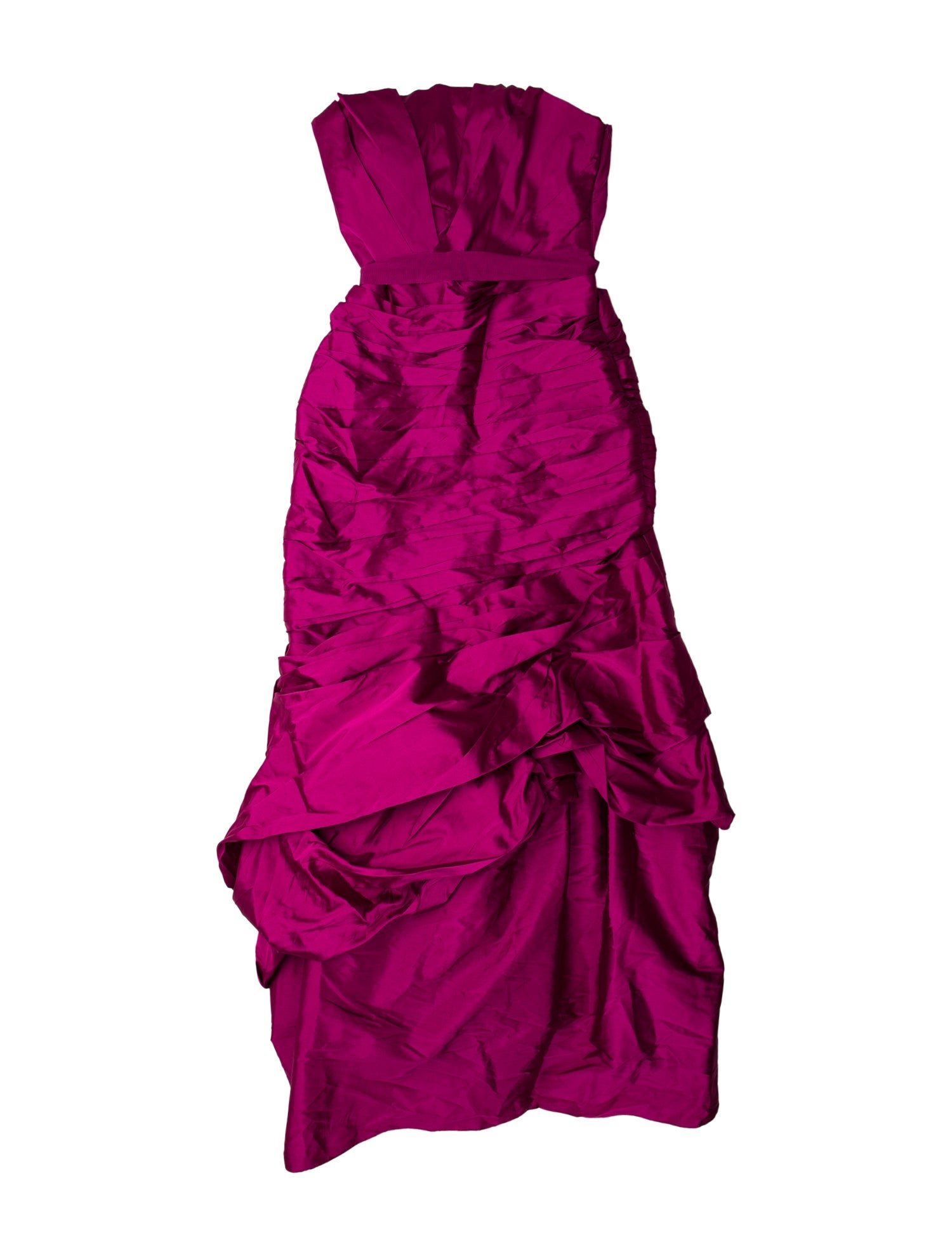 ML Monique Lhuillier Strapless Long Dress