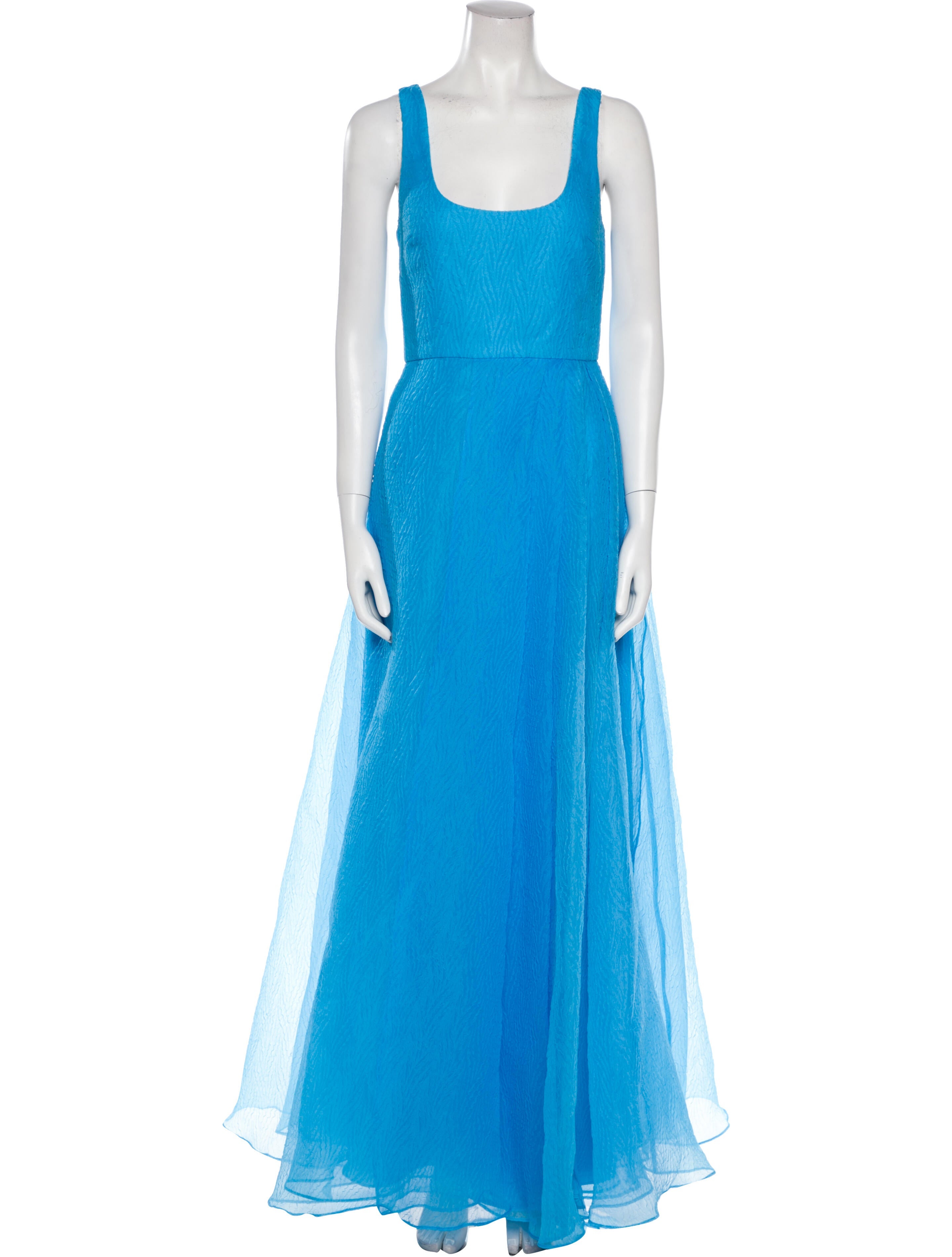 ML Monique Lhuillier Scoop Neck Long Dress w/ Tags