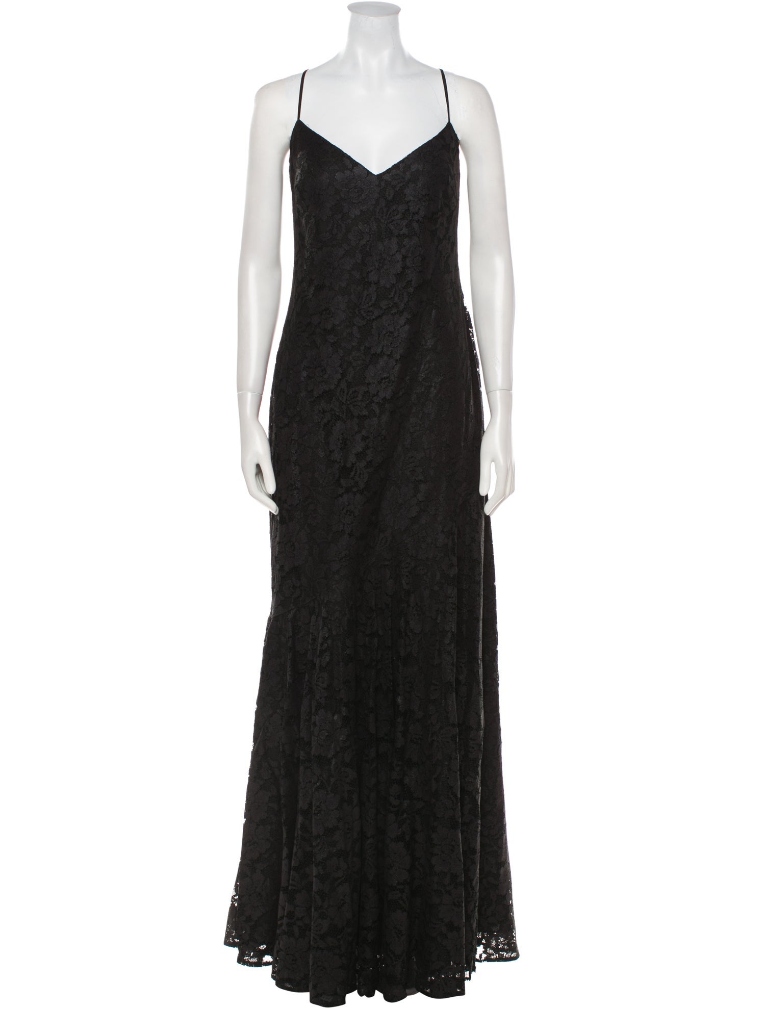 ML Monique Lhuillier Lace Pattern Long Dress w/ Tags