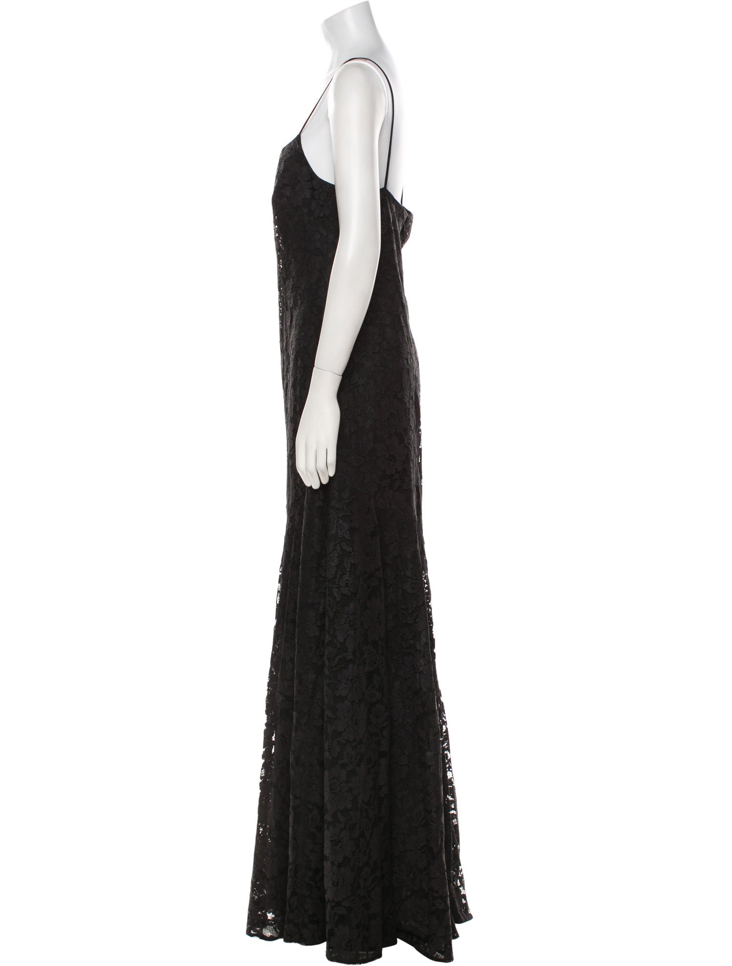 ML Monique Lhuillier Lace Pattern Long Dress w/ Tags