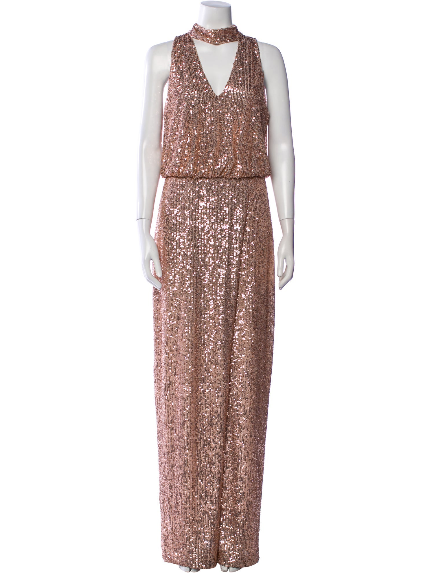 ML Monique Lhuillier Sequin Long Dress w/ Tags