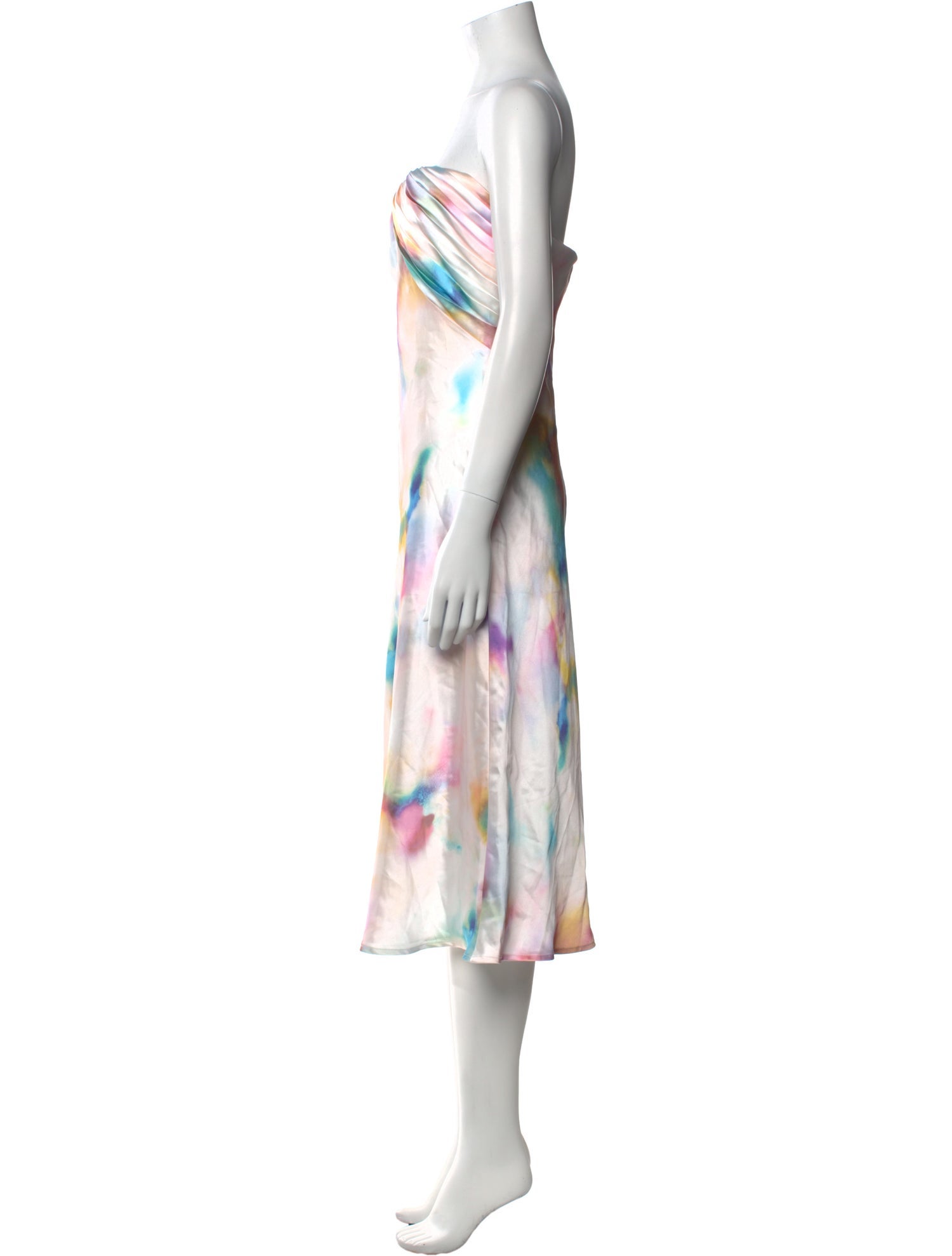 ML Monique Lhuillier Printed Knee-Length Dress