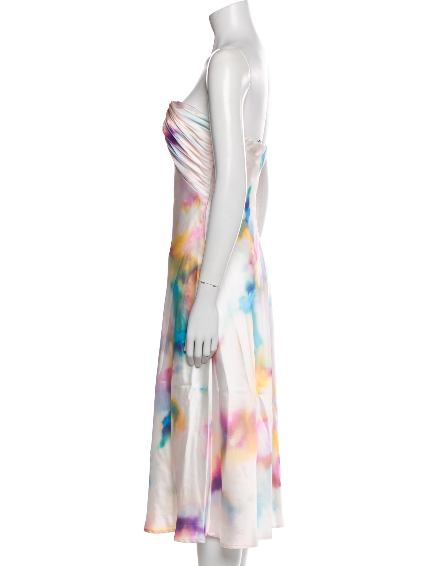 ML Monique Lhuillier Printed Knee-Length Dress