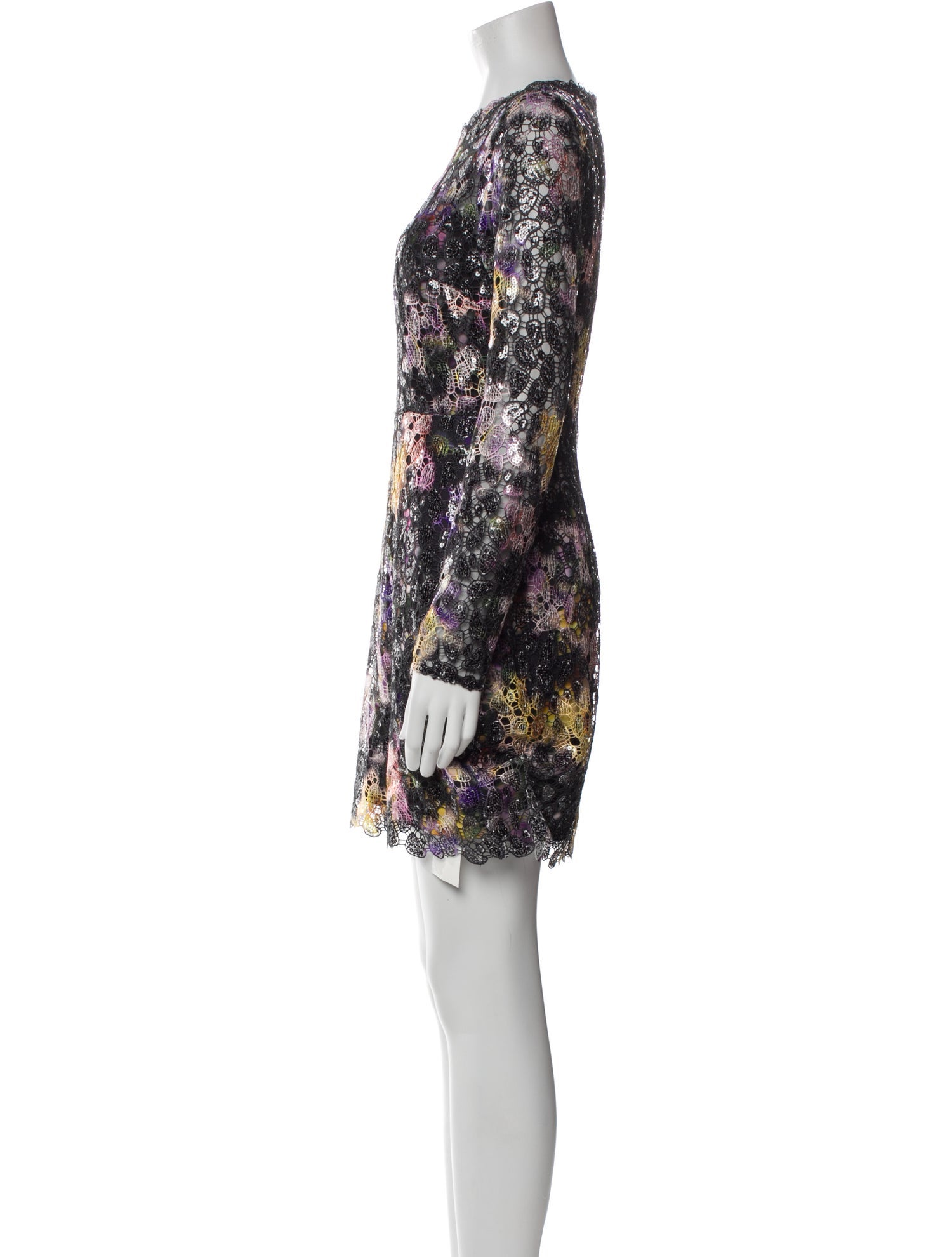 ML Monique Lhuillier Floral Print Mini Dress w/ Tags