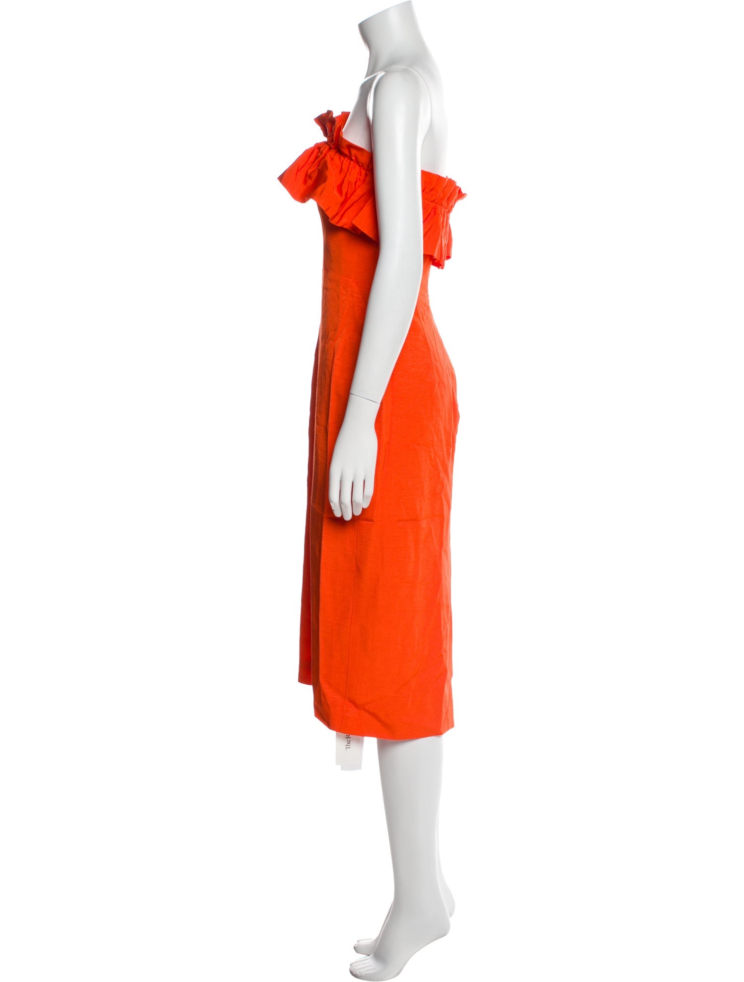 ML Monique Lhuillier Strapless Knee-Length Dress