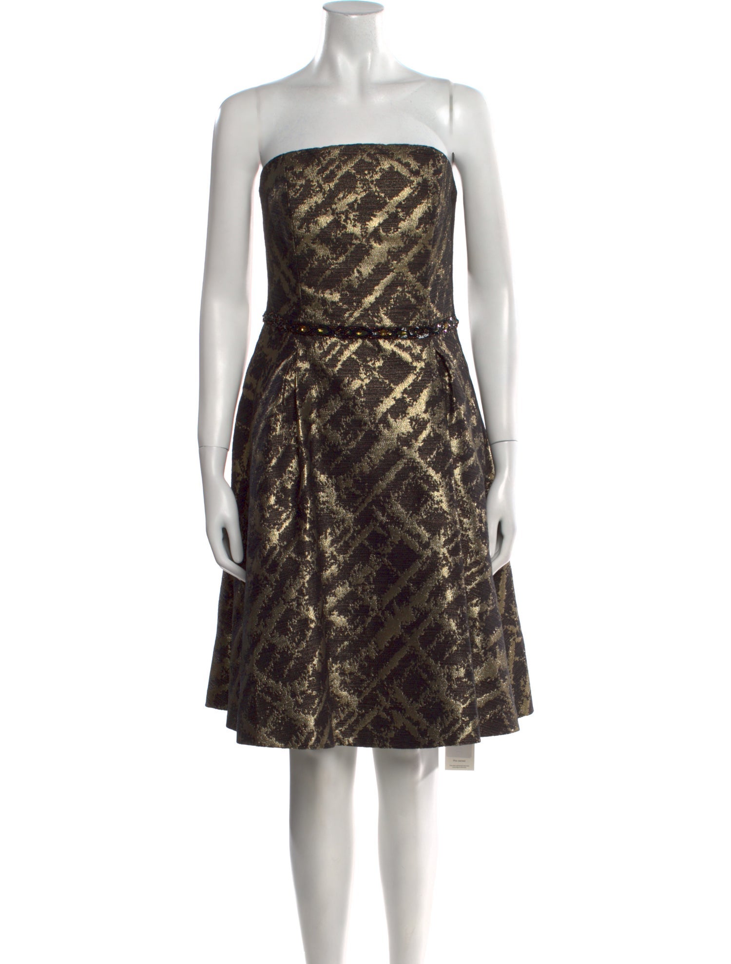 ML Monique Lhuillier Printed Mini Dress