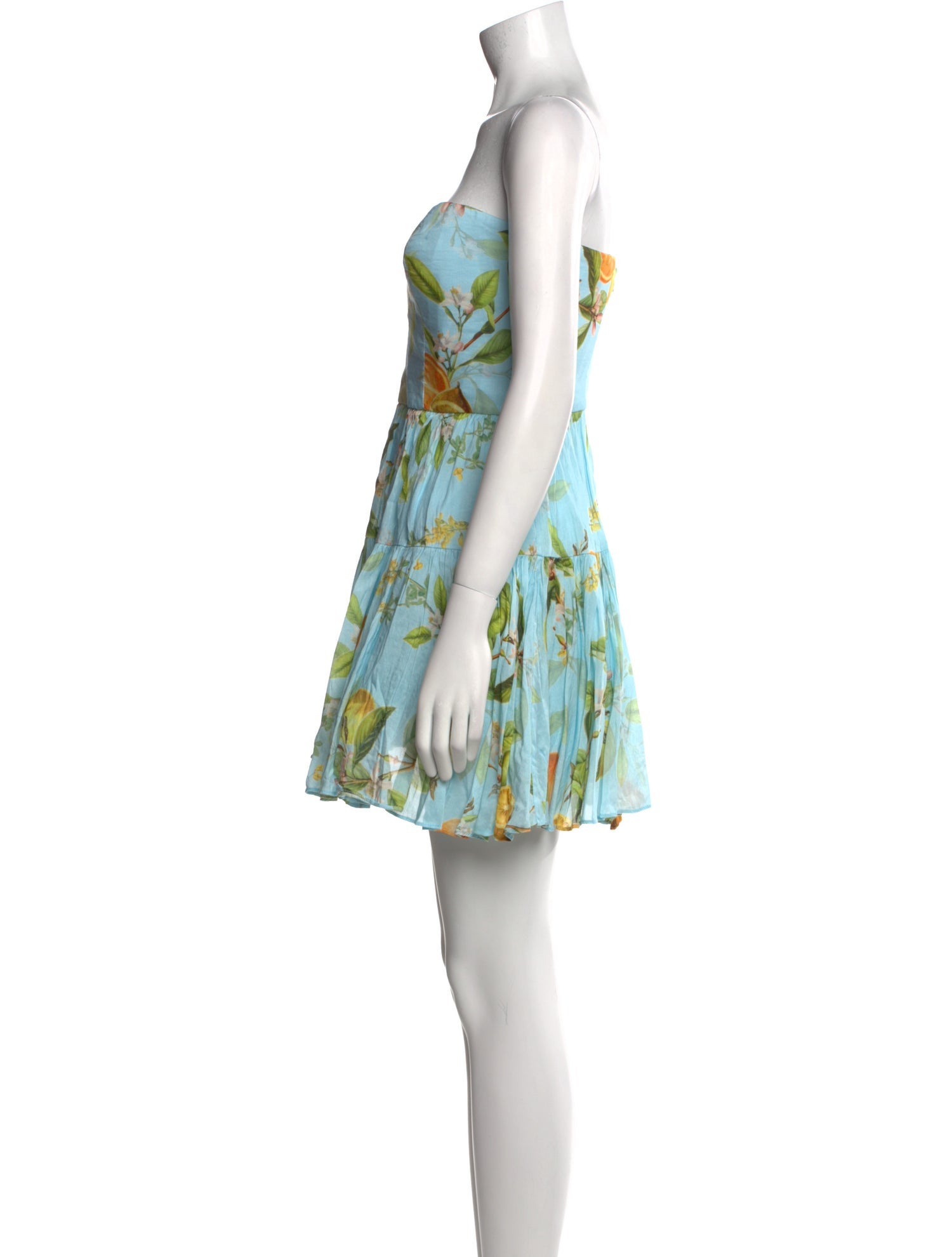 ML Monique Lhuillier Floral Print Mini Dress