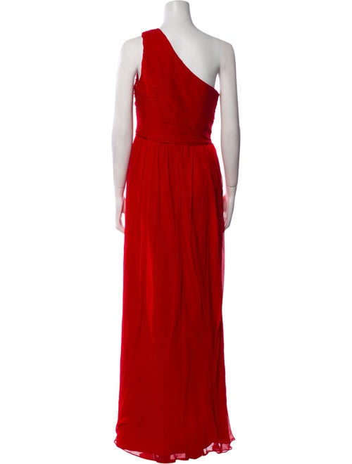 ML Monique Lhuillier Silk Long Dress