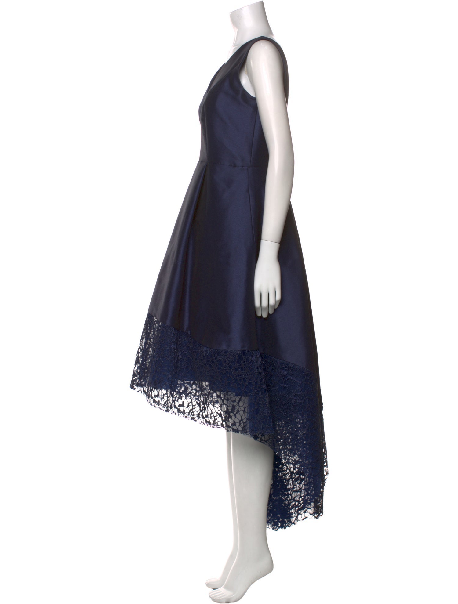 ML Monique Lhuillier V-Neck Mini Dress