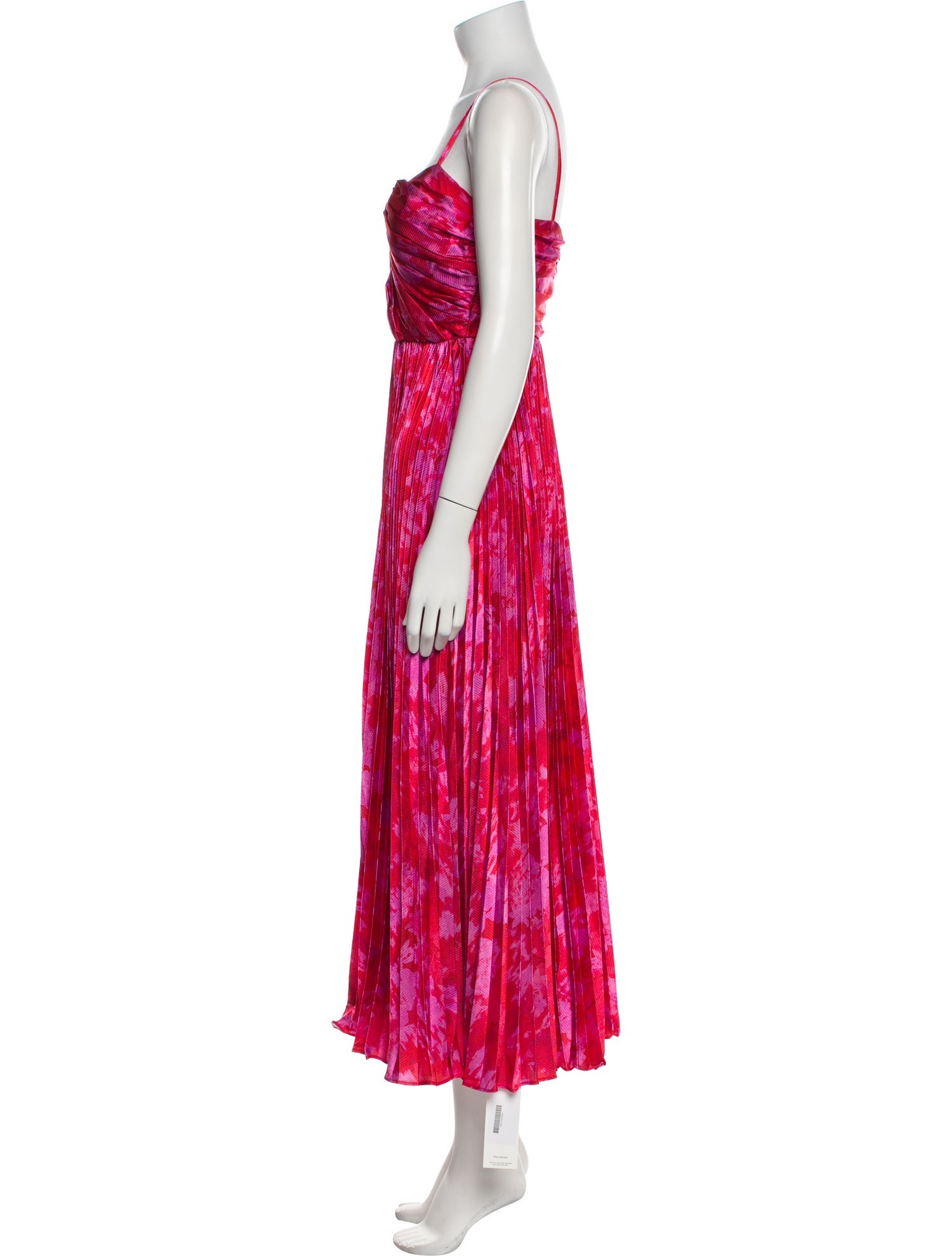 ML Monique Lhuillier Printed Long Dress w/ Tags