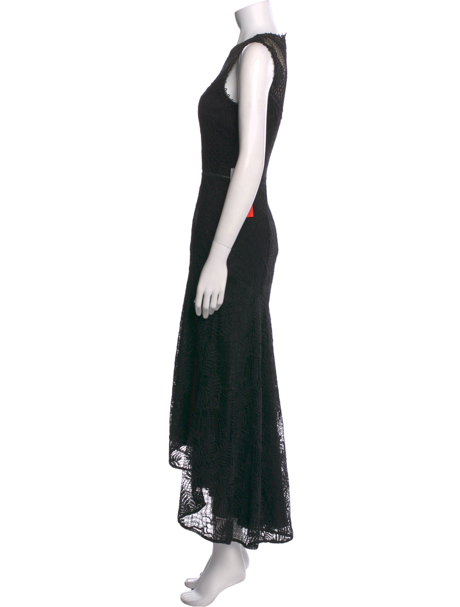 ML Monique Lhuillier Crew Neck Midi Length Dress w/ Tags