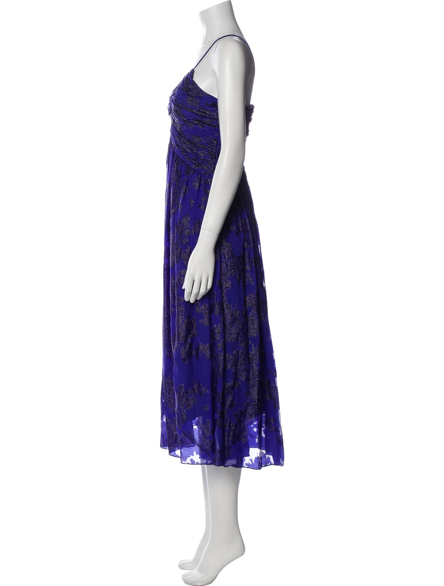 ML Monique Lhuillier Silk Long Dress