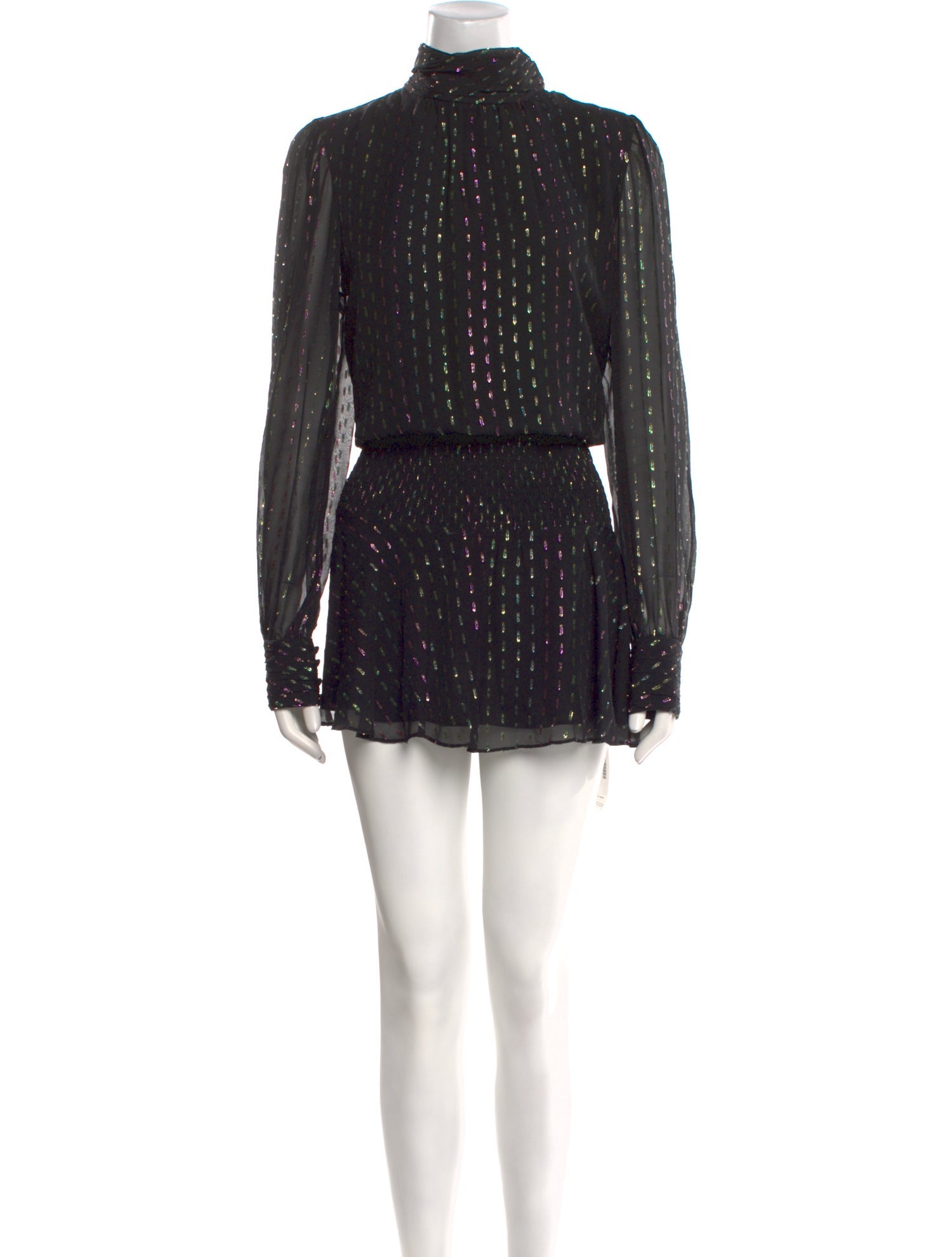 ML Monique Lhuillier Silk Mini Dress