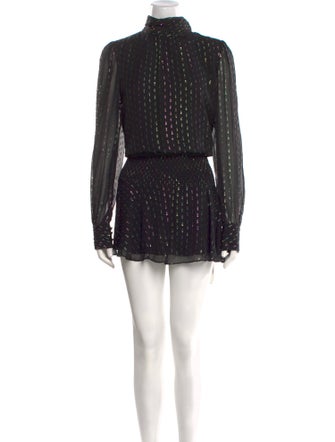 ML Monique Lhuillier Silk Mini Dress