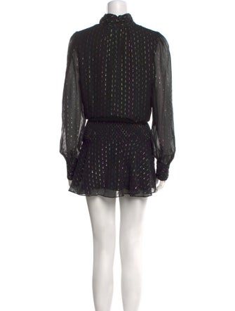 ML Monique Lhuillier Silk Mini Dress