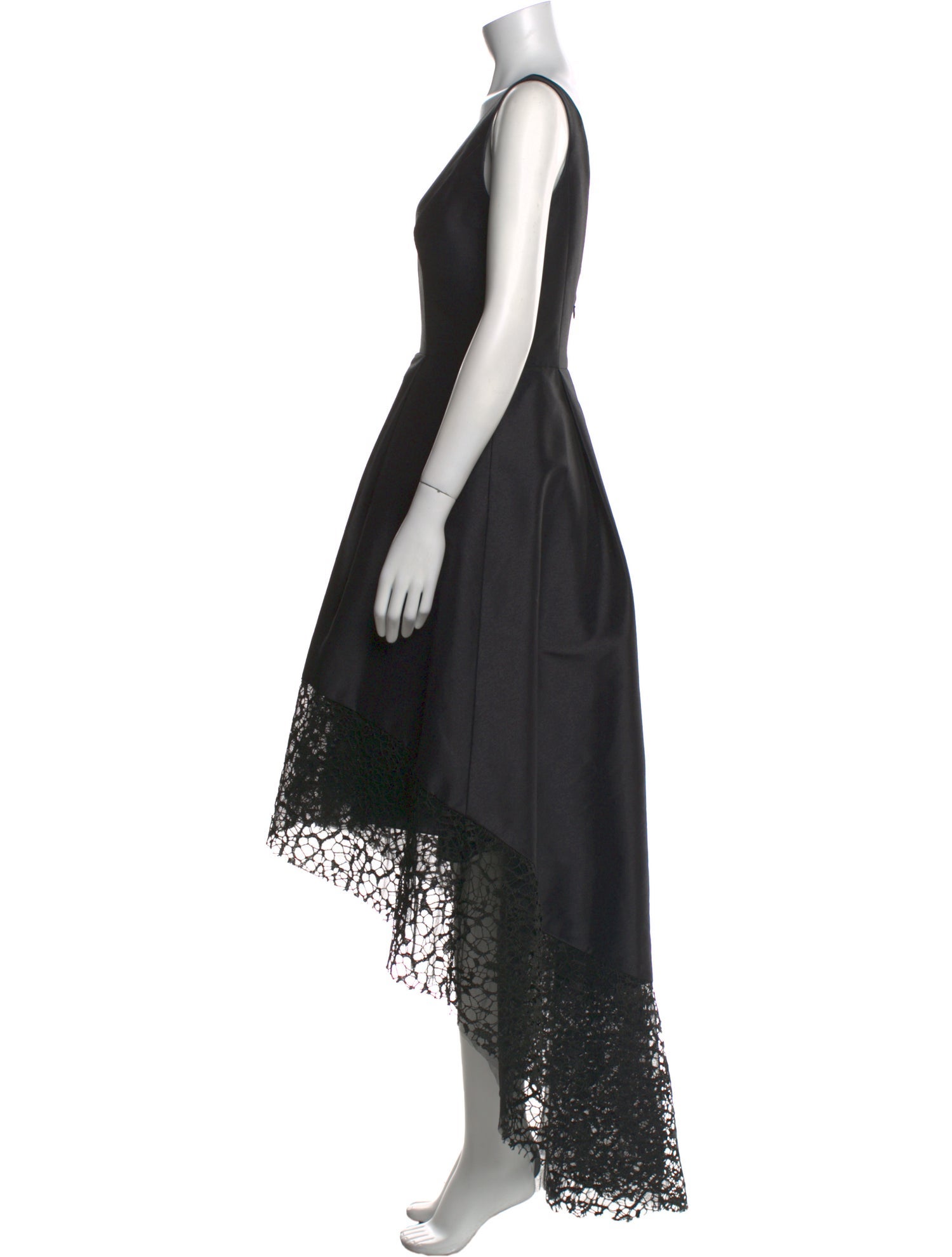 ML Monique Lhuillier V-Neck Long Dress