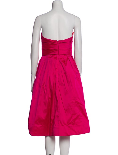 ML Monique Lhuillier Strapless Knee-Length Dress