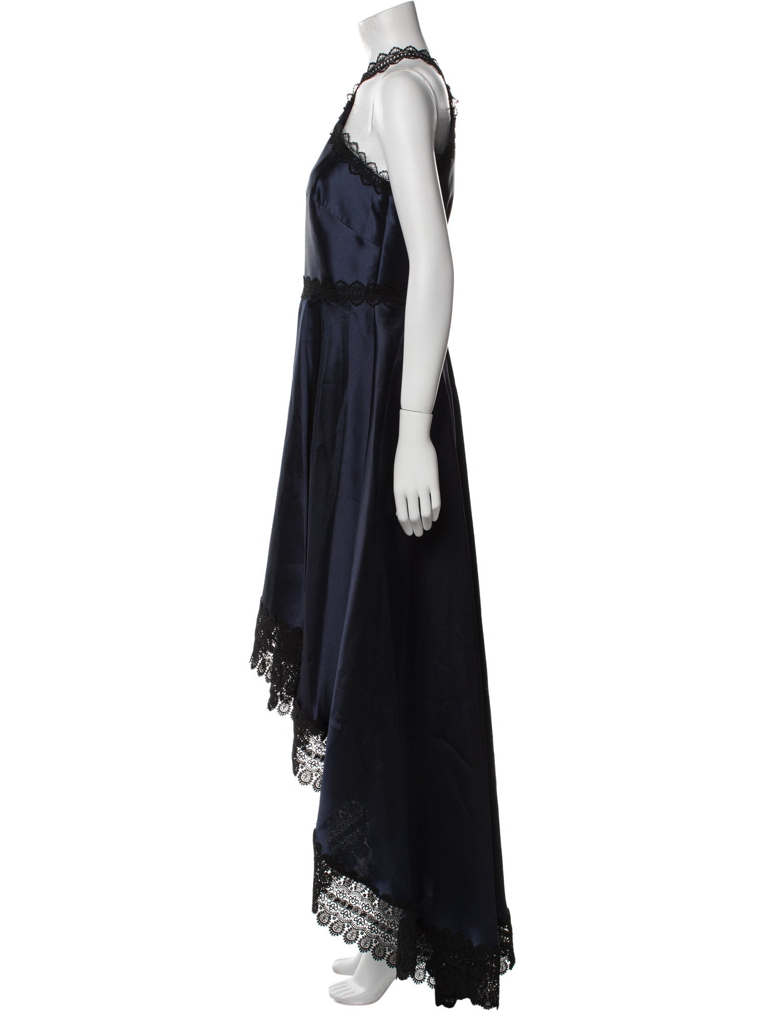 ML Monique Lhuillier Halterneck Long Dress