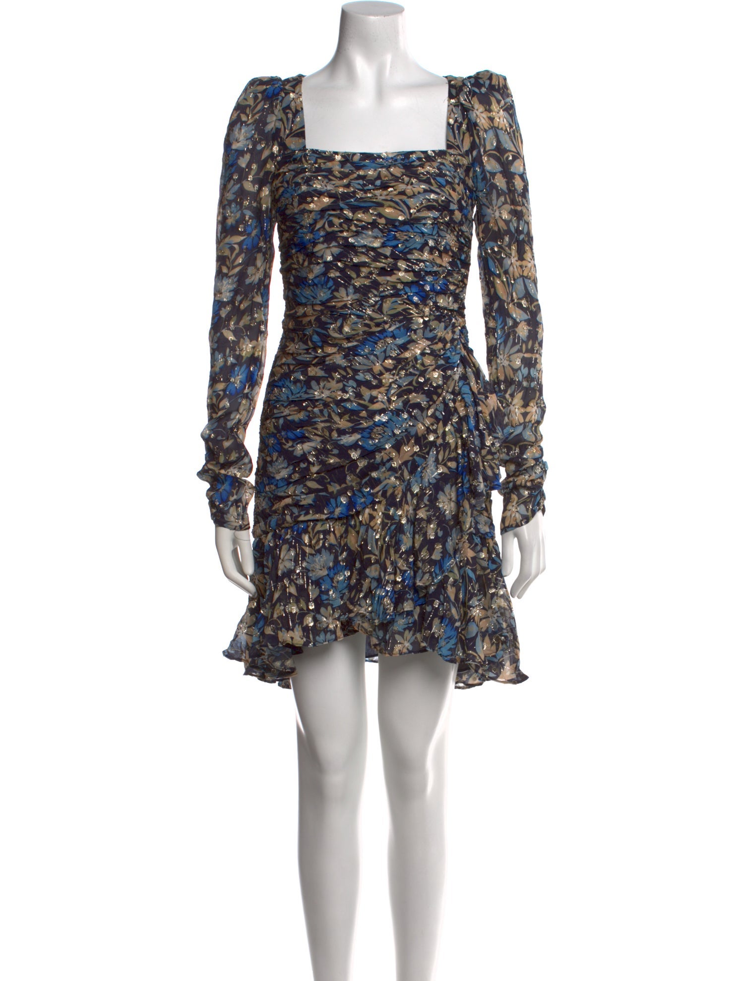 ML Monique Lhuillier Floral Print Mini Dress w/ Tags
