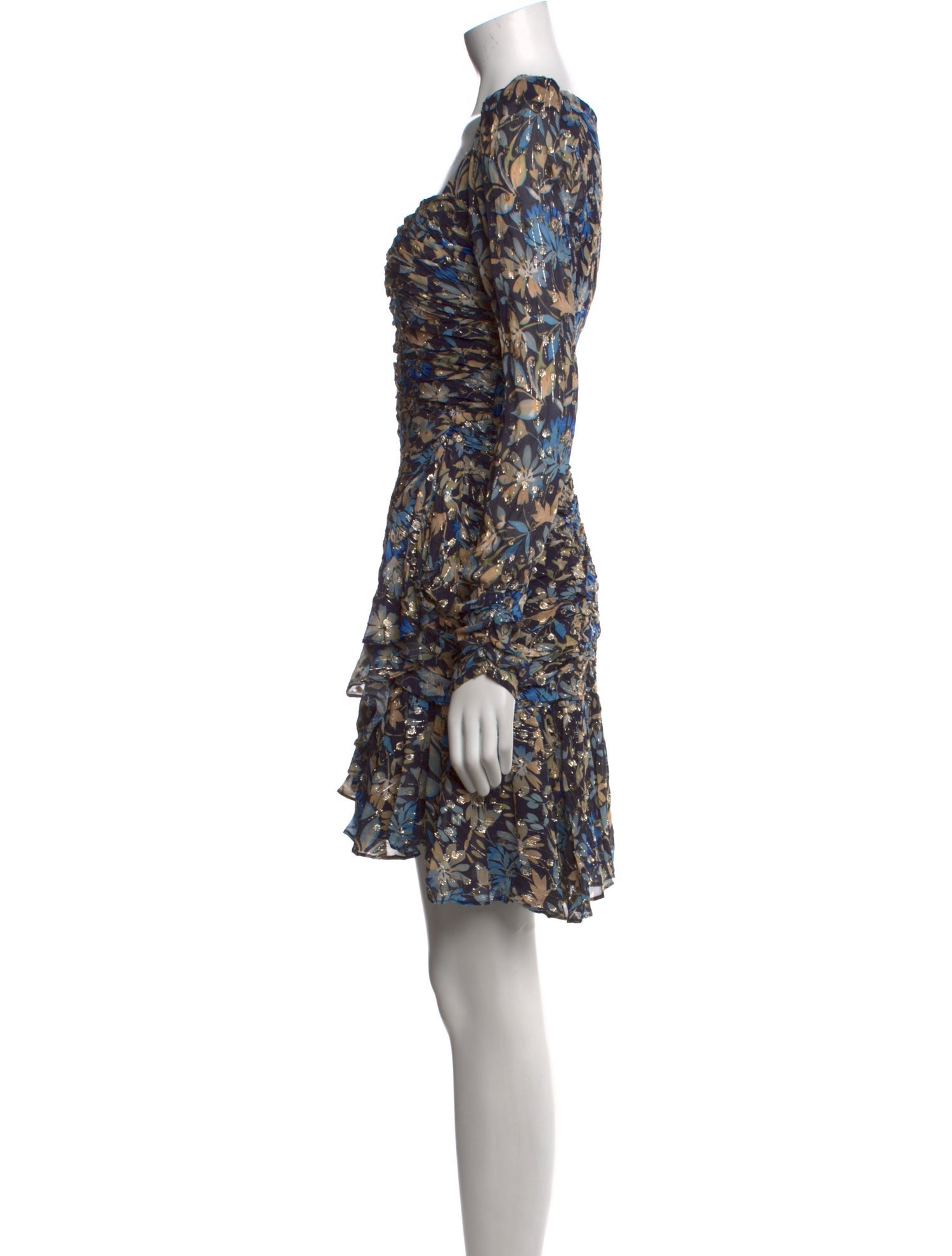 ML Monique Lhuillier Floral Print Mini Dress w/ Tags