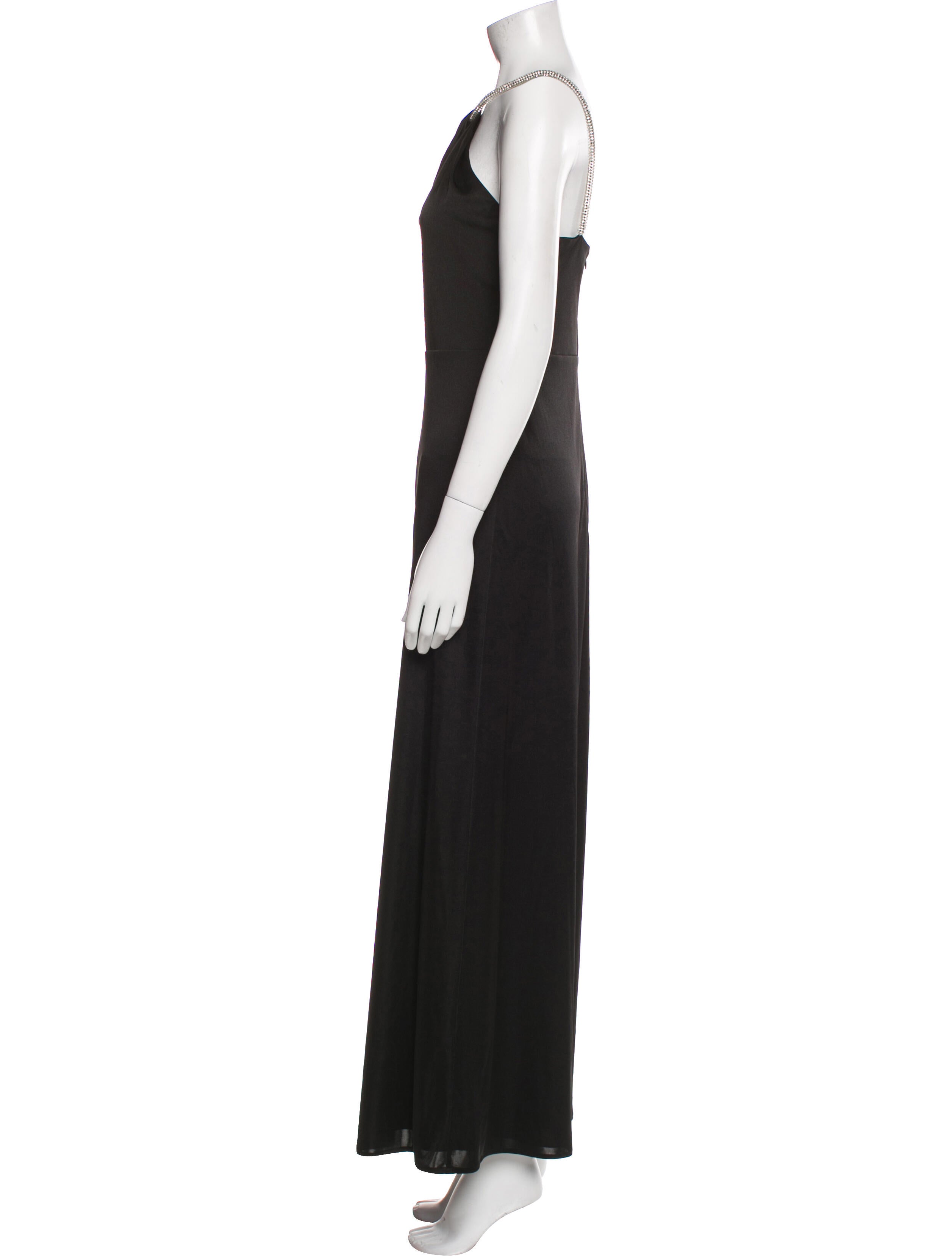 ML Monique Lhuillier Halterneck Long Dress w/ Tags