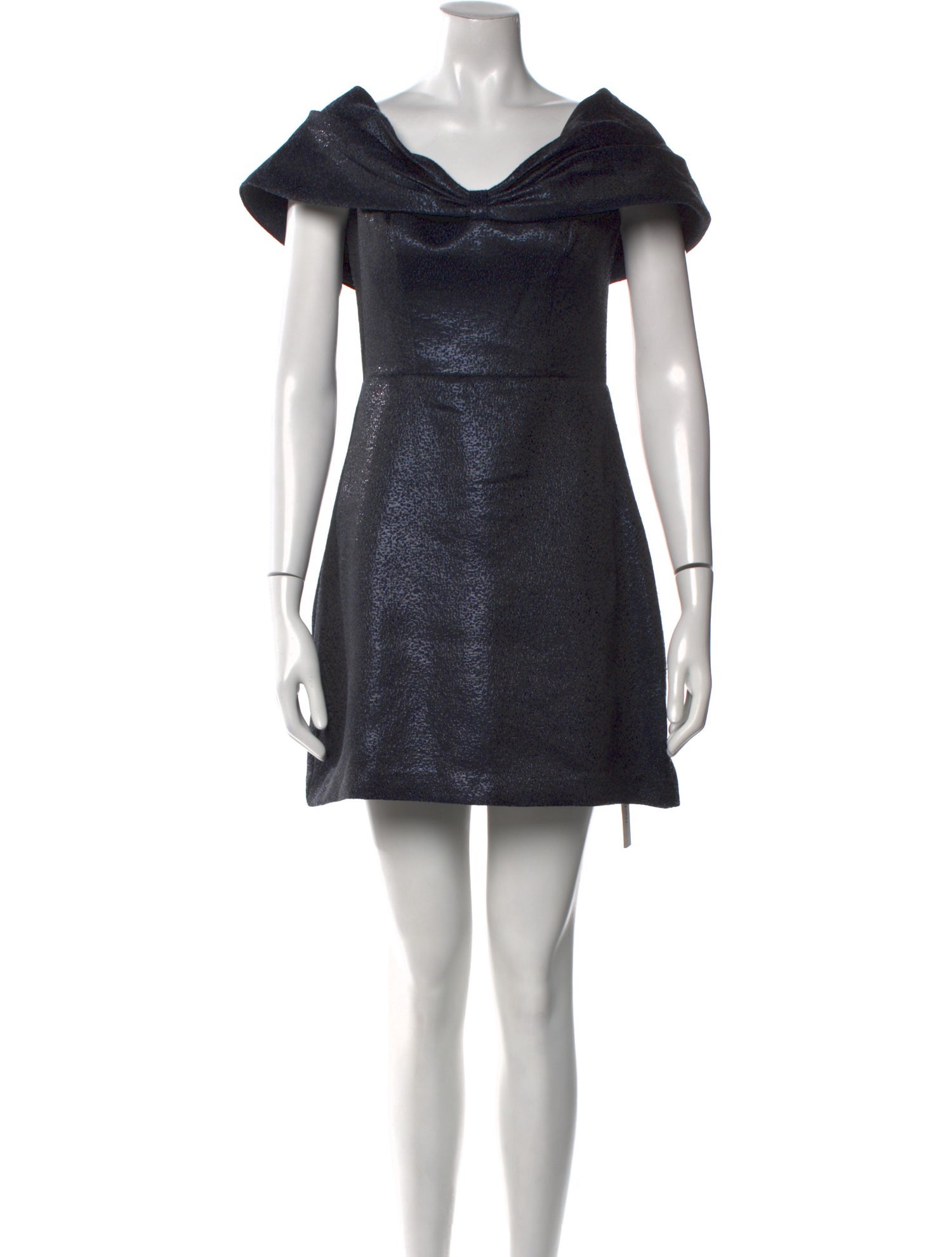 ML Monique Lhuillier Cowl Neck Mini Dress