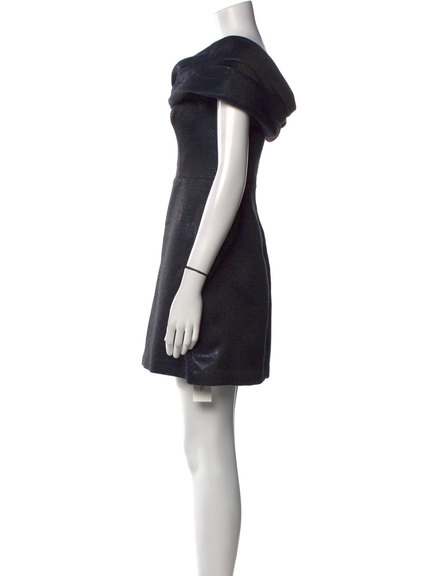 ML Monique Lhuillier Cowl Neck Mini Dress