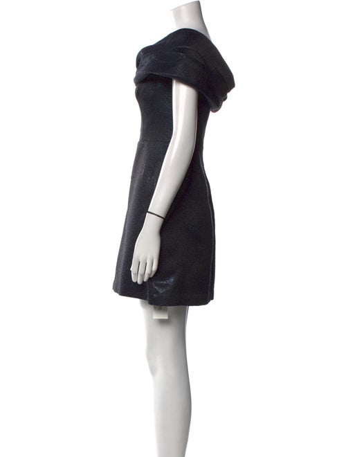 ML Monique Lhuillier Cowl Neck Mini Dress