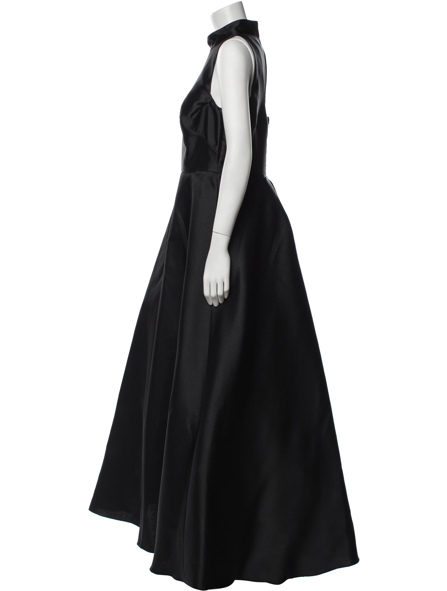 ML Monique Lhuillier Halterneck Long Dress