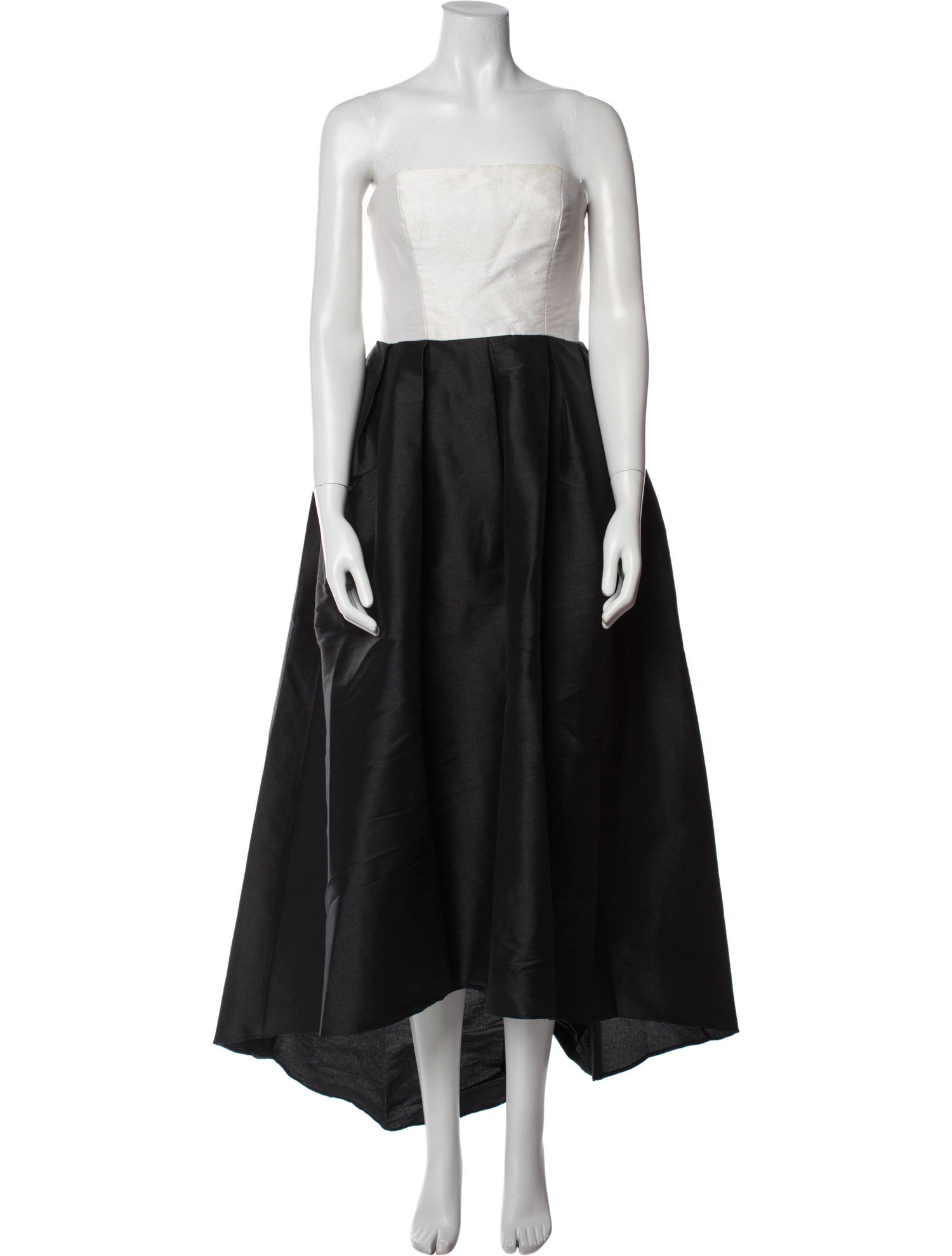 ML Monique Lhuillier Strapless Long Dress