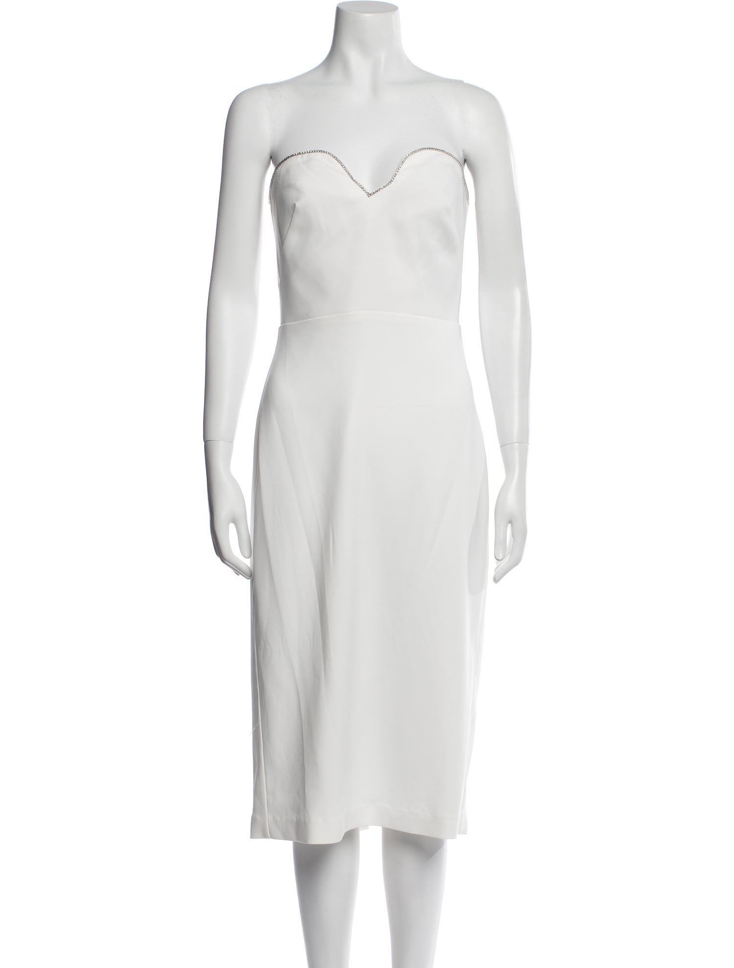 ML Monique Lhuillier Strapless Knee-Length Dress w/ Tags