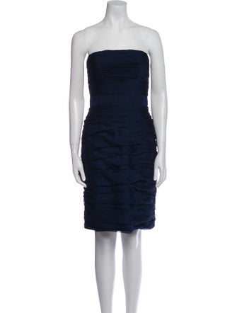 ML Monique Lhuillier Strapless Mini Dress