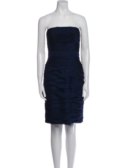 ML Monique Lhuillier Strapless Mini Dress