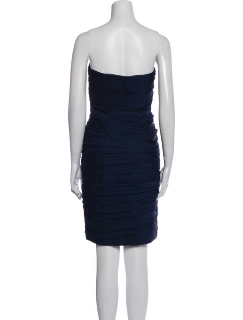 ML Monique Lhuillier Strapless Mini Dress