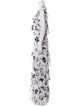 ML Monique Lhuillier Floral Print Long Dress