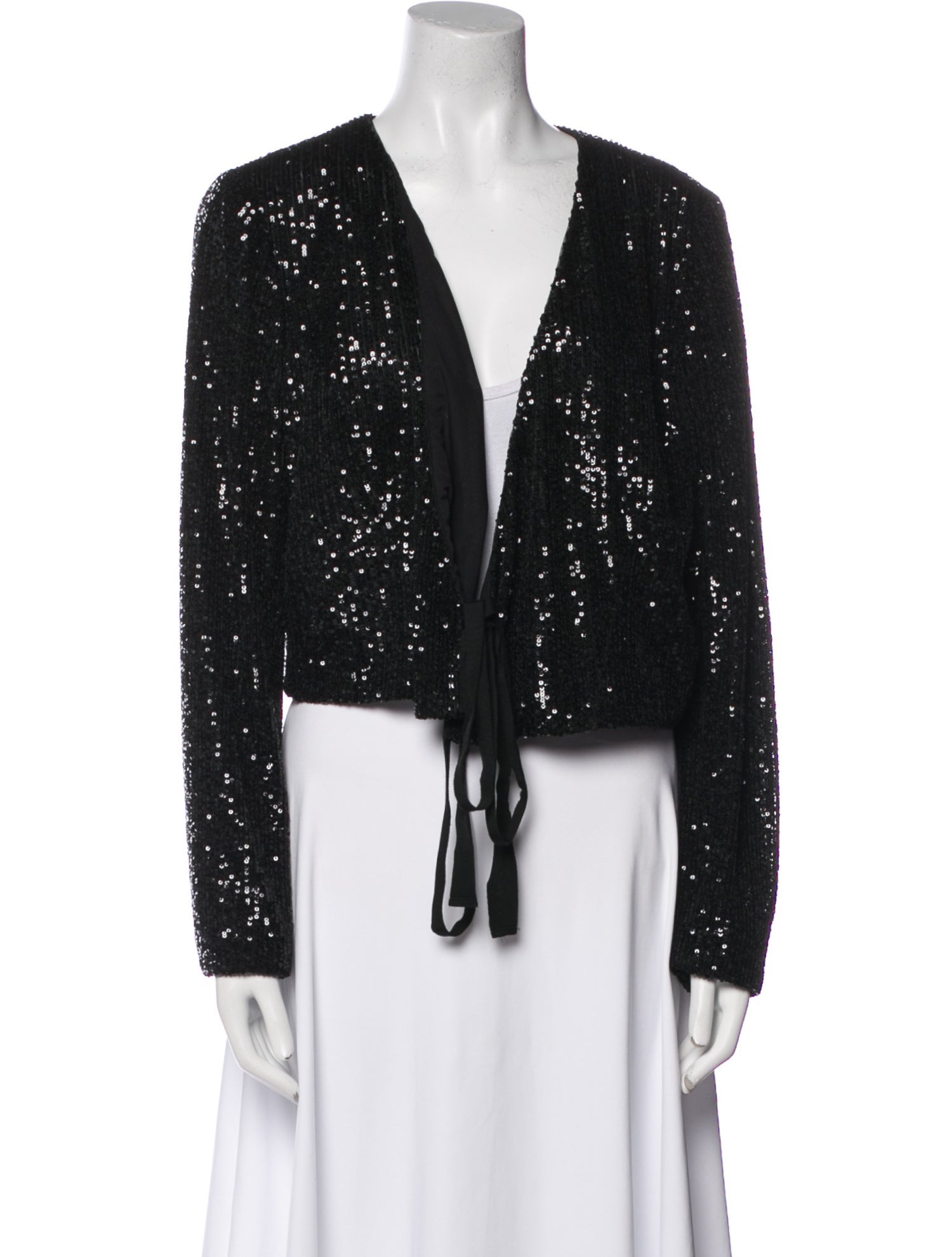 ML Monique Lhuillier Printed Evening Jacket