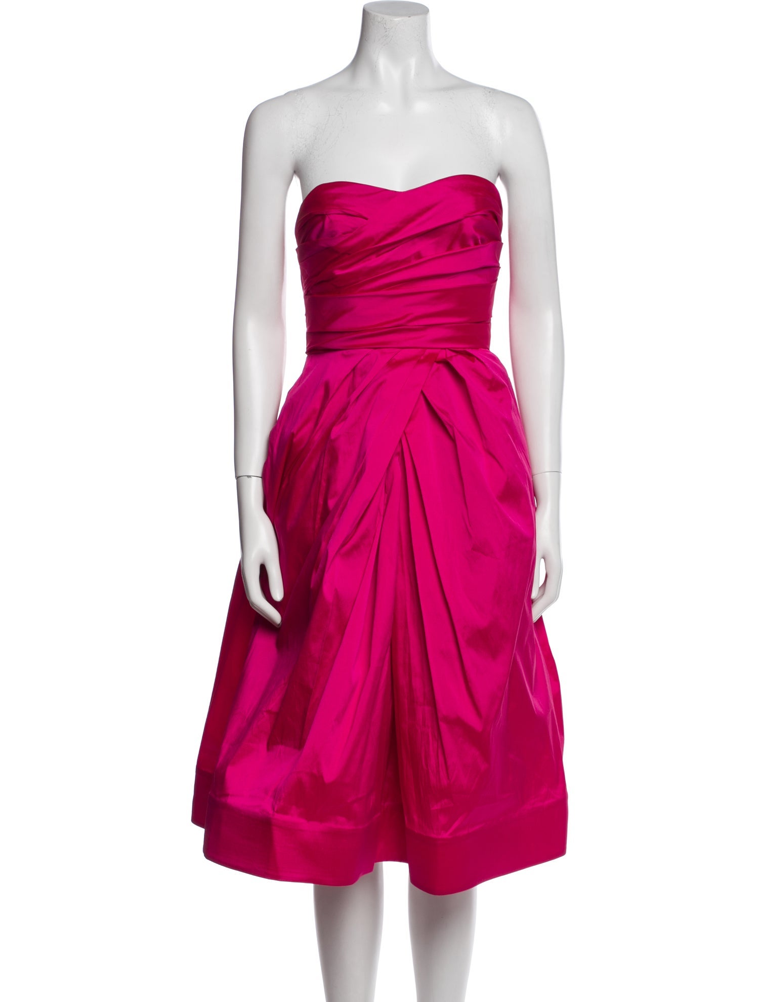 ML Monique Lhuillier Strapless Mini Dress