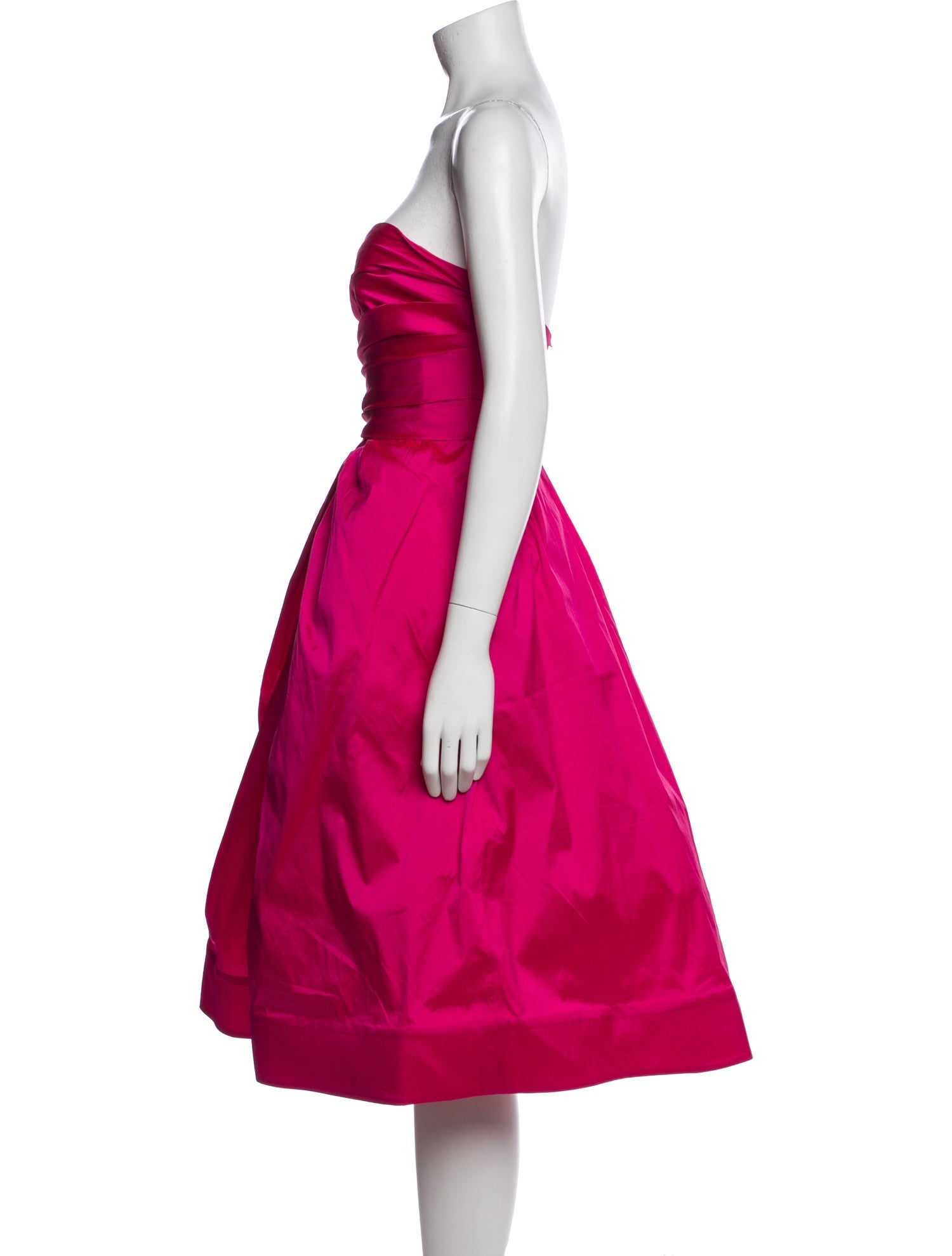 ML Monique Lhuillier Strapless Mini Dress