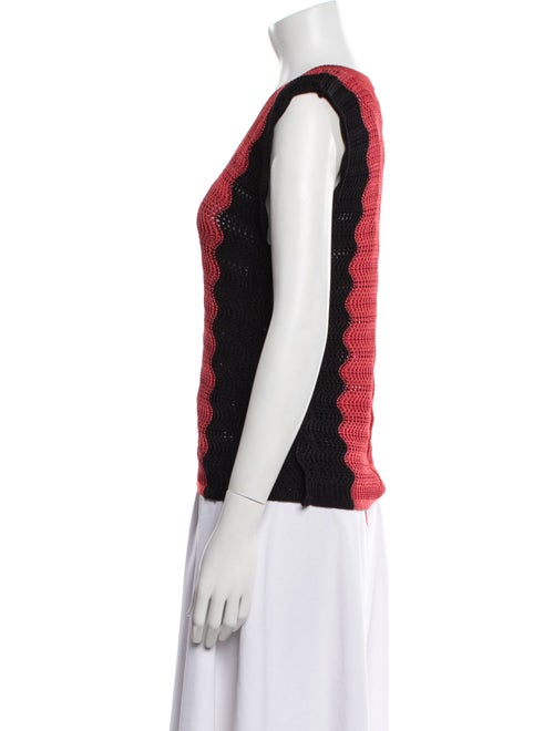 Molli Colorblock Pattern V-Neck Sweater