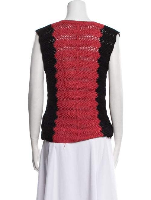 Molli Colorblock Pattern V-Neck Sweater