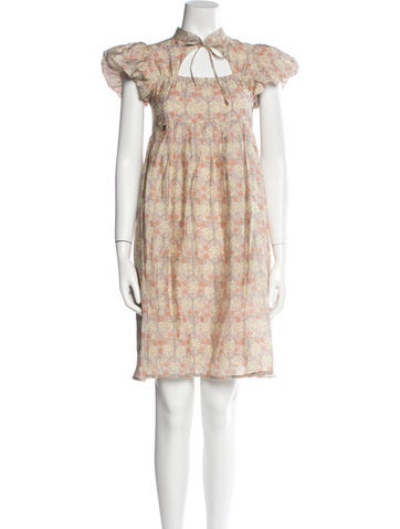 Molli Dresses Floral Print Knee-Length Dress M