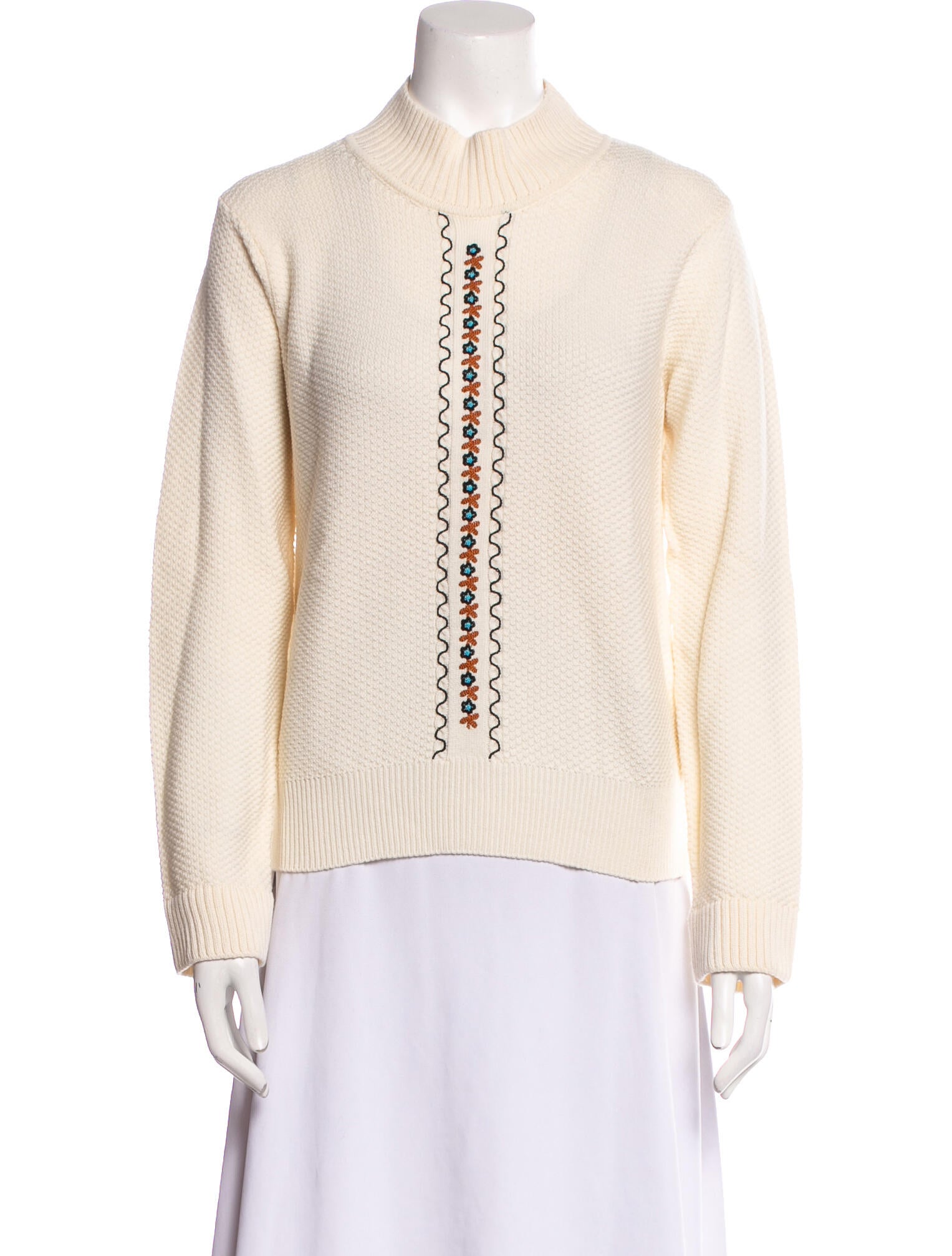 Molli Virgin Wool Mock Neck Sweater
