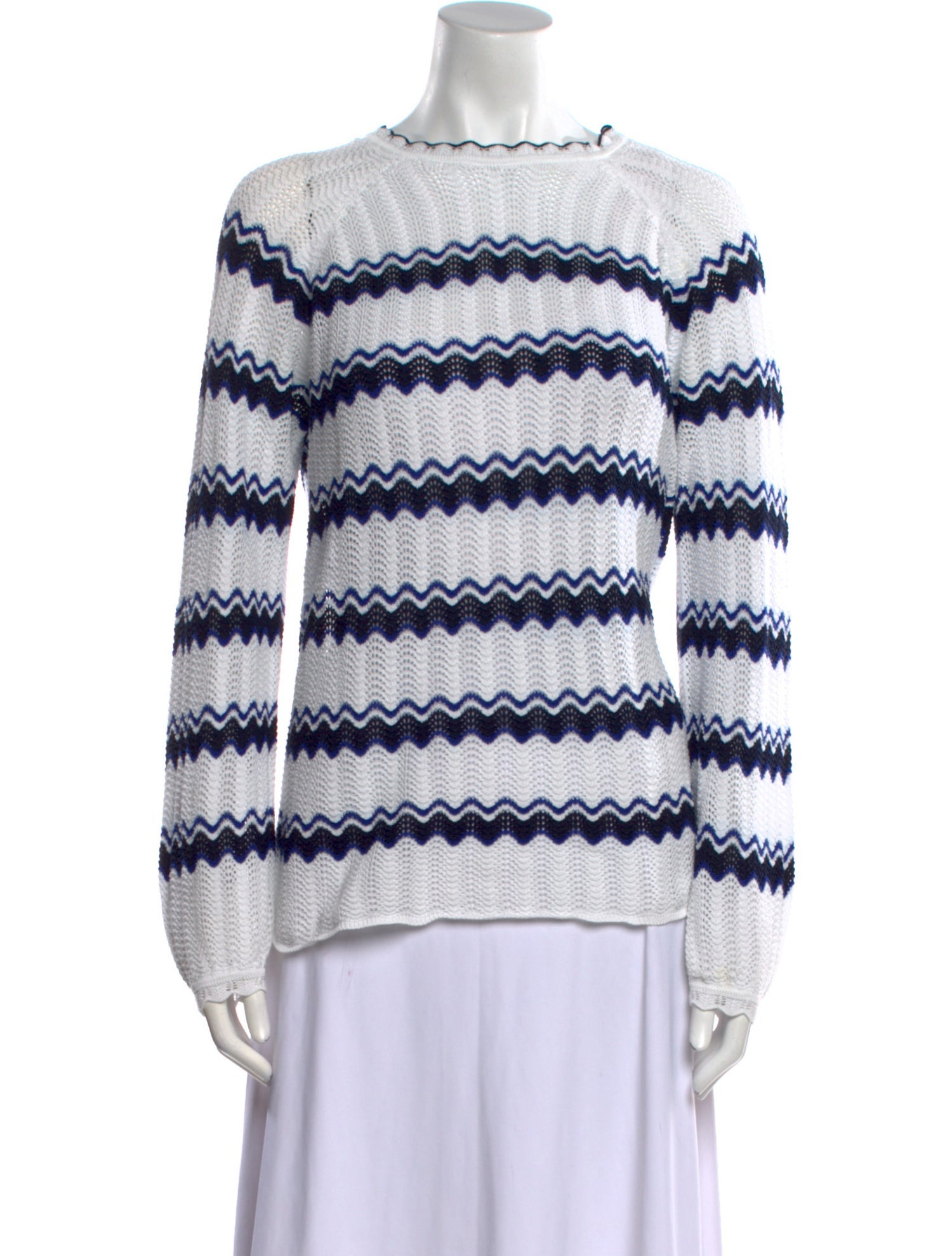 Molli Striped Bateau Neckline Sweater