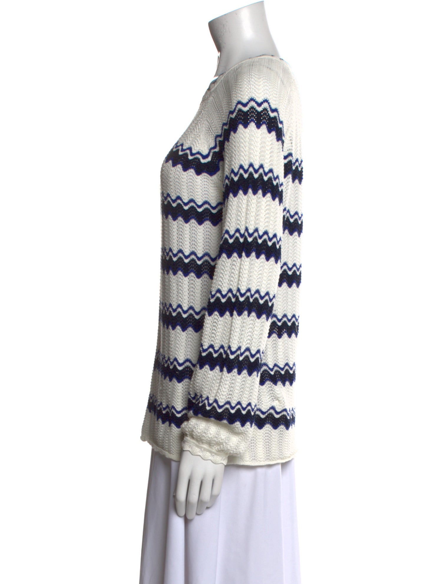 Molli Striped Scoop Neck Sweater