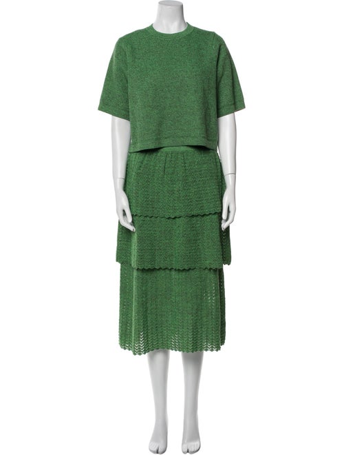 Molli Wool Scalloped Accent Skirt Set