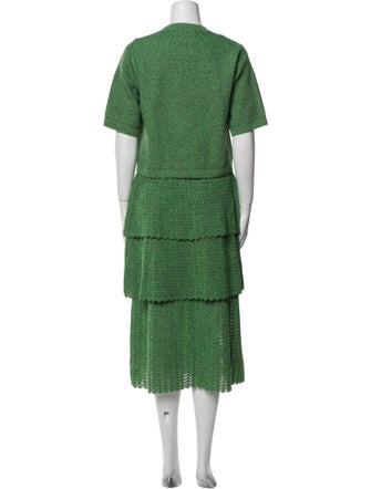 Molli Wool Scalloped Accent Skirt Set