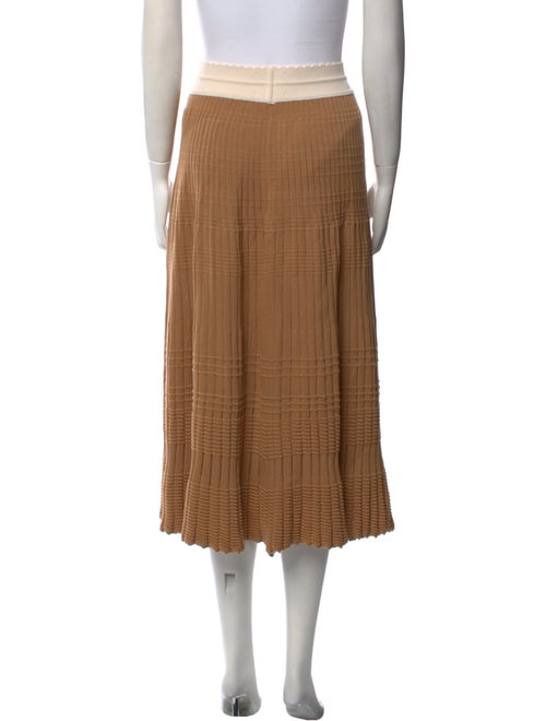 Molli Virgin Wool Midi Length Skirt