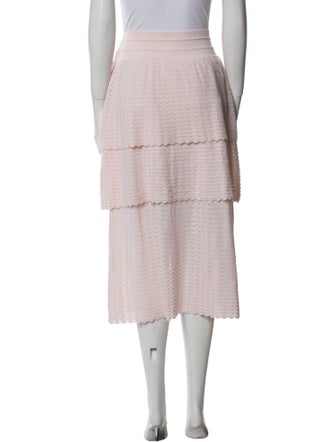 Molli Virgin Wool Midi Length Skirt